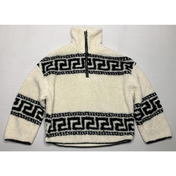 Isabel Marant Etoile SZ 34 Wool Alpaca Blend Knit Collared 1/4 Zip Sweater P147
